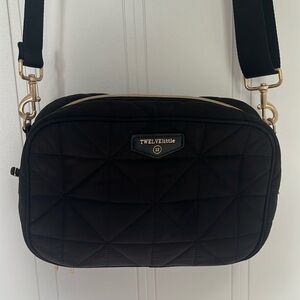 Twelve Little Diaper Clutch Bag in Black